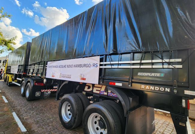 Mobilização histórica em Itapetininga envia 80 toneladas em donativos para vítimas das enchentes em Novo Hamburgo, no RS